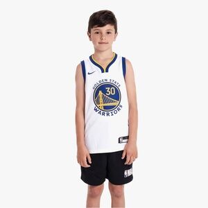 NBA White Golden State Warriors Kids Jersey
